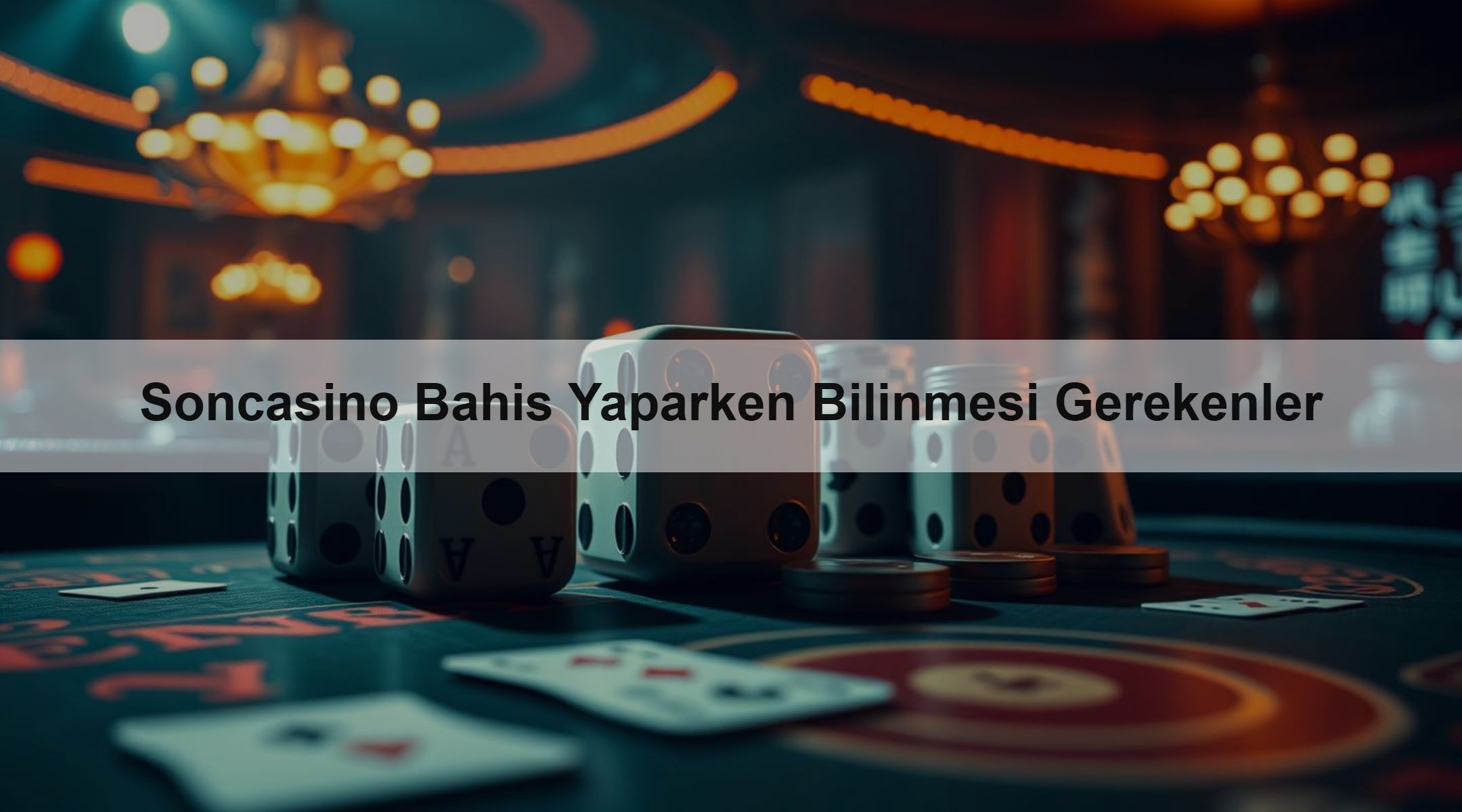 Soncasino Bahis Yaparken Bilinmesi Gerekenler