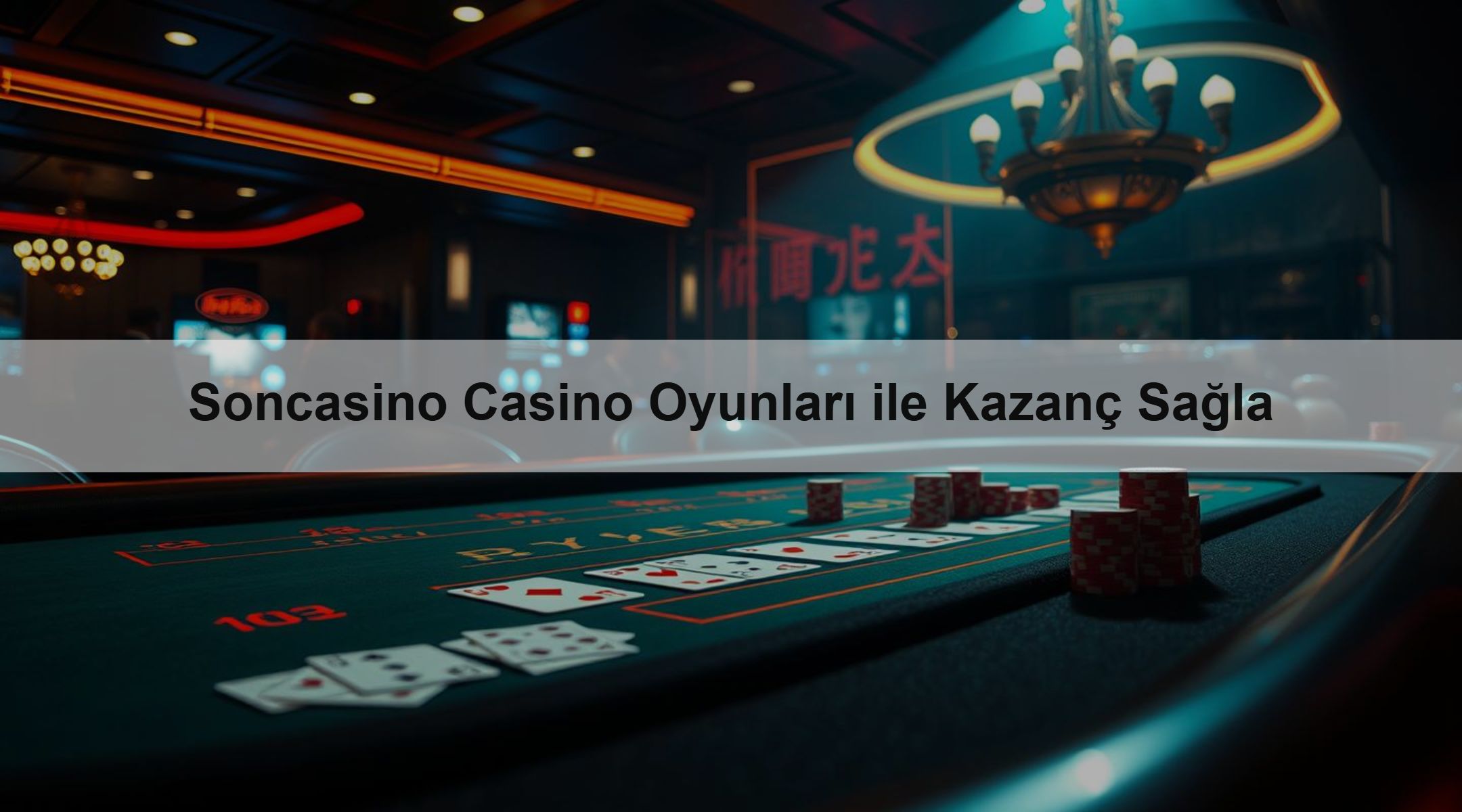 Soncasino Casino Oyunları ile Kazanç Sağla